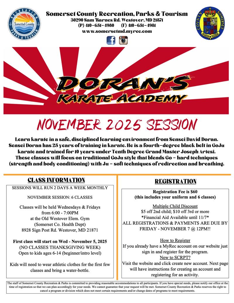 Karate - November Session